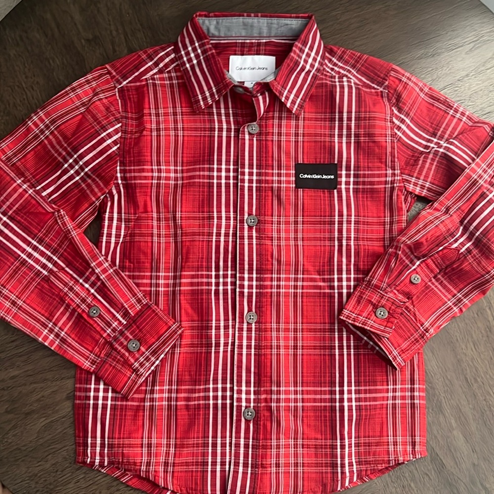 Calvin Klein Jeans boy’s button down shirt